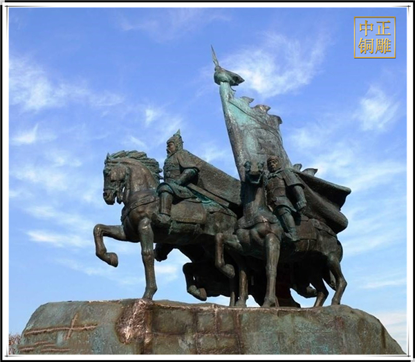 公園岳飛銅雕塑.jpg 公園岳飛銅雕塑.jpg