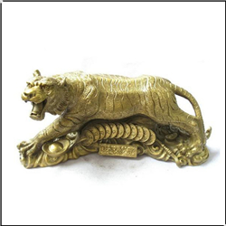 銅老虎雕塑擺件 銅老虎雕塑擺件