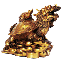 銅龍龜擺件 銅龍龜擺件