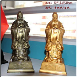 鑄銅關(guān)公 孔子擺件規(guī)格