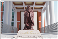 鑄銅關(guān)公 孔子殿堂孔子像效果
