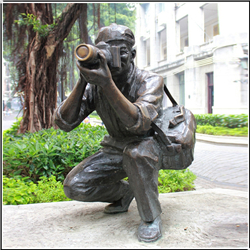 接頭拍照攝影師人物雕塑 接頭拍照攝影師人物雕塑