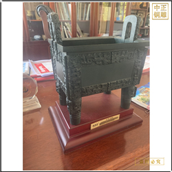 鑄銅關(guān)公 大型高1米銅鼎