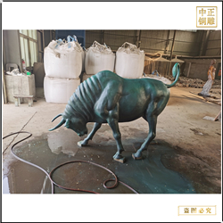 鑄銅關(guān)公 純青銅長5米銅牛鑄造