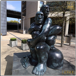 鑄銅關(guān)公 抽象人物景觀雕塑雕塑