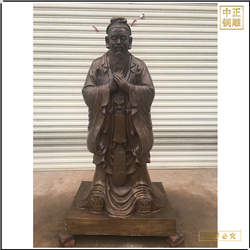 鑄銅關(guān)公 銷售供應(yīng)孔子像校園雕塑