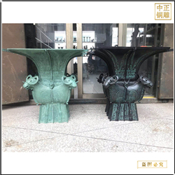 2米廣場銅鼎制作廠家 2米廣場銅鼎制作廠家