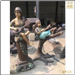 鑄銅關(guān)公 廠家定做西方人物雕塑