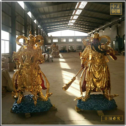 彩繪鑄銅韋陀鑄造廠 彩繪鑄銅韋陀鑄造廠