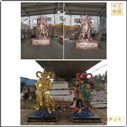 護(hù)法天神韋天將軍神像銅雕塑 護(hù)法天神韋天將軍神像銅雕塑