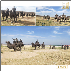 鑄銅關(guān)公 室外大型銅駱駝擺件