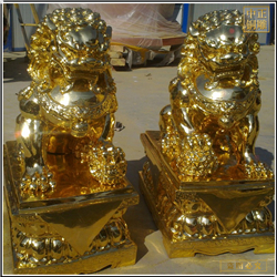 鑄銅關(guān)公 批發(fā)銅雕獅子