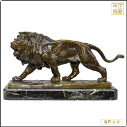 鑄銅關(guān)公 批發(fā)定制銅雕獅子雕塑