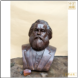 大胡子人物半身像鑄造 大胡子人物半身像鑄造