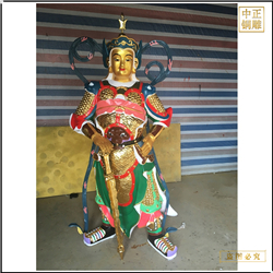 寺廟韋陀菩薩銅雕鑄造 寺廟韋陀菩薩銅雕鑄造