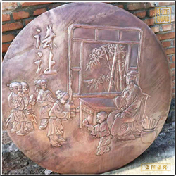 圓形景觀銅浮雕 圓形景觀銅浮雕