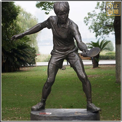 鑄銅關(guān)公 乒乓球運動雕塑