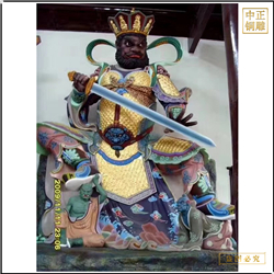 鑄銅關(guān)公 鑄銅四大護(hù)法佛像廠家