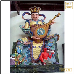 鑄銅關(guān)公 定制鑄銅四大天王佛像