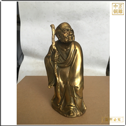 鑄銅關(guān)公 寺廟十八羅漢佛像雕塑