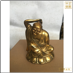 鑄銅關(guān)公 制作一套鑄銅十八羅漢佛像