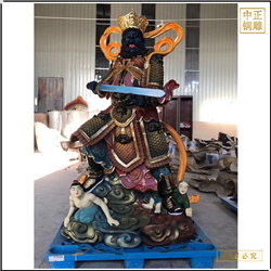 鑄銅關(guān)公 大型純銅四大天王銅佛像