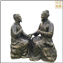 鑄銅關(guān)公 懸壺濟(jì)世銅雕塑