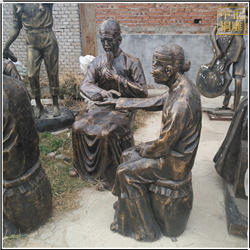 鑄銅關(guān)公 中醫(yī)文化雕塑