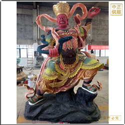 鑄銅關(guān)公 黃銅鑄銅四大天王佛像