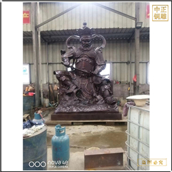 鑄銅關(guān)公 彩繪四大天王銅佛像報(bào)價(jià)