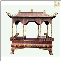 鑄銅關(guān)公 各種尺寸銅香爐定制