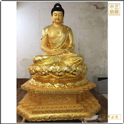 銅雕釋迦牟尼佛制作廠(chǎng)家