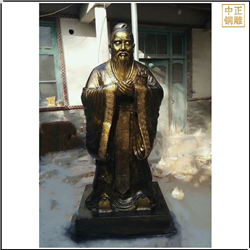 鑄銅關(guān)公 純銅校園孔子像