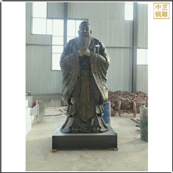 鑄銅關(guān)公 高1.5米黃銅孔子鑄造