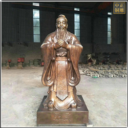 鑄銅關(guān)公 公園文化廣場孔子銅像